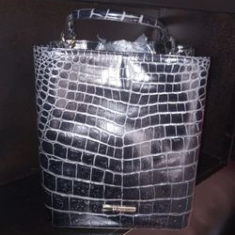 Brahmin Black Veil Medium Amelia NWT